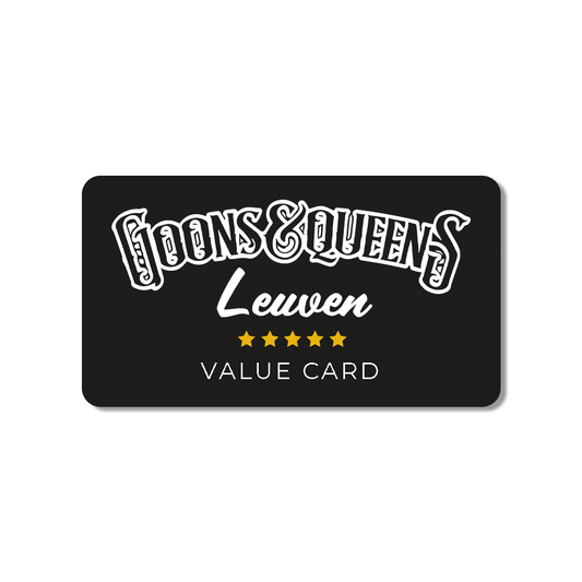 Goons & Queens cadeau kaart